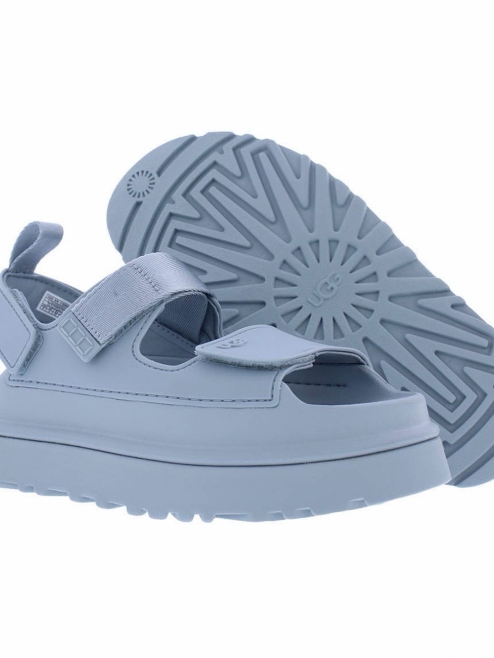 UGG Kids Light Blue Platform Sandal